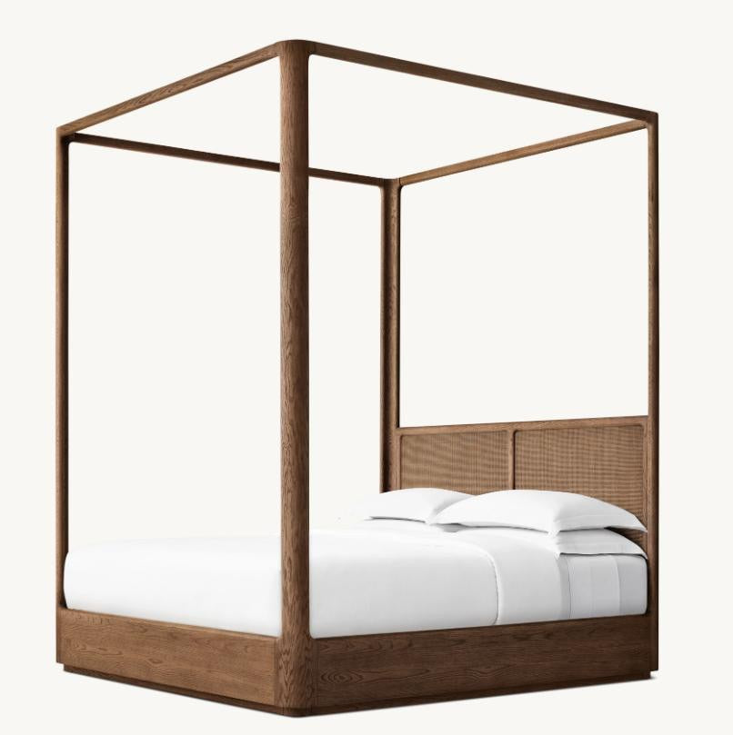 The Calder Cane Bed — Canopy frame