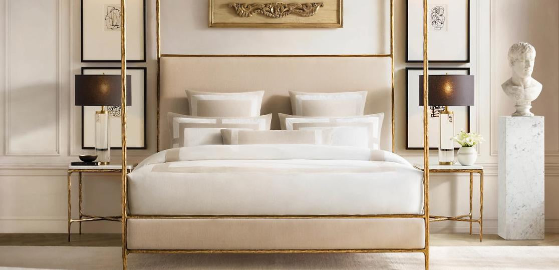 The Delaney Brass Bed — Standard frame