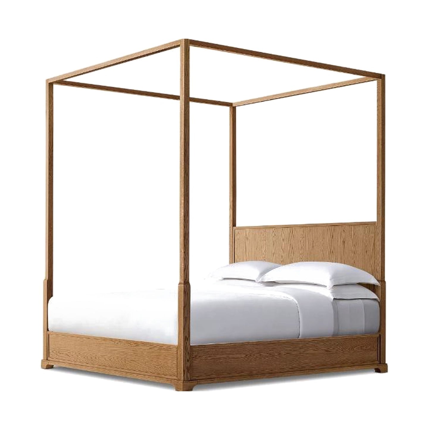 The Waverly Canopy Bed — Oak Panel